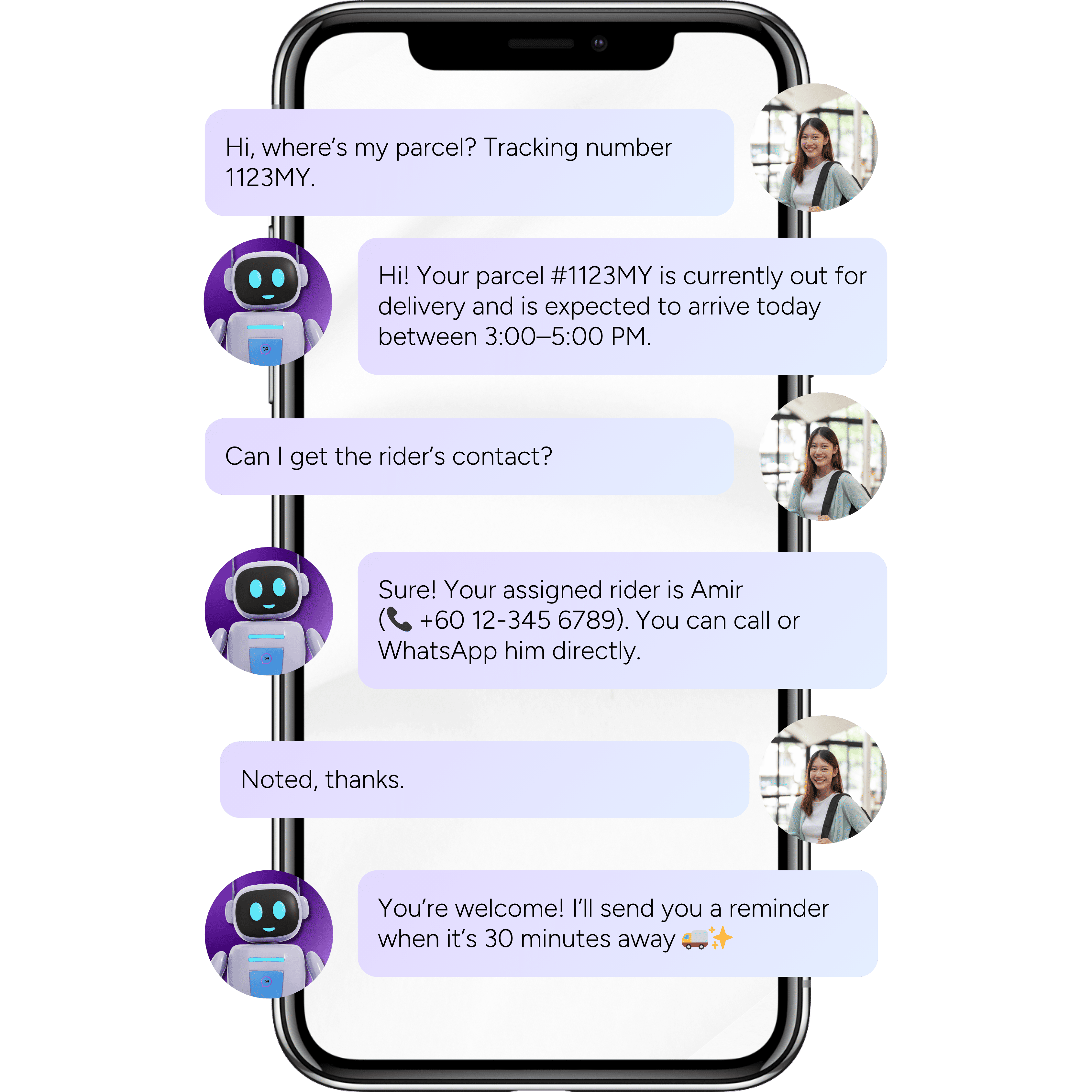 Automate Delivery Status Enquiries