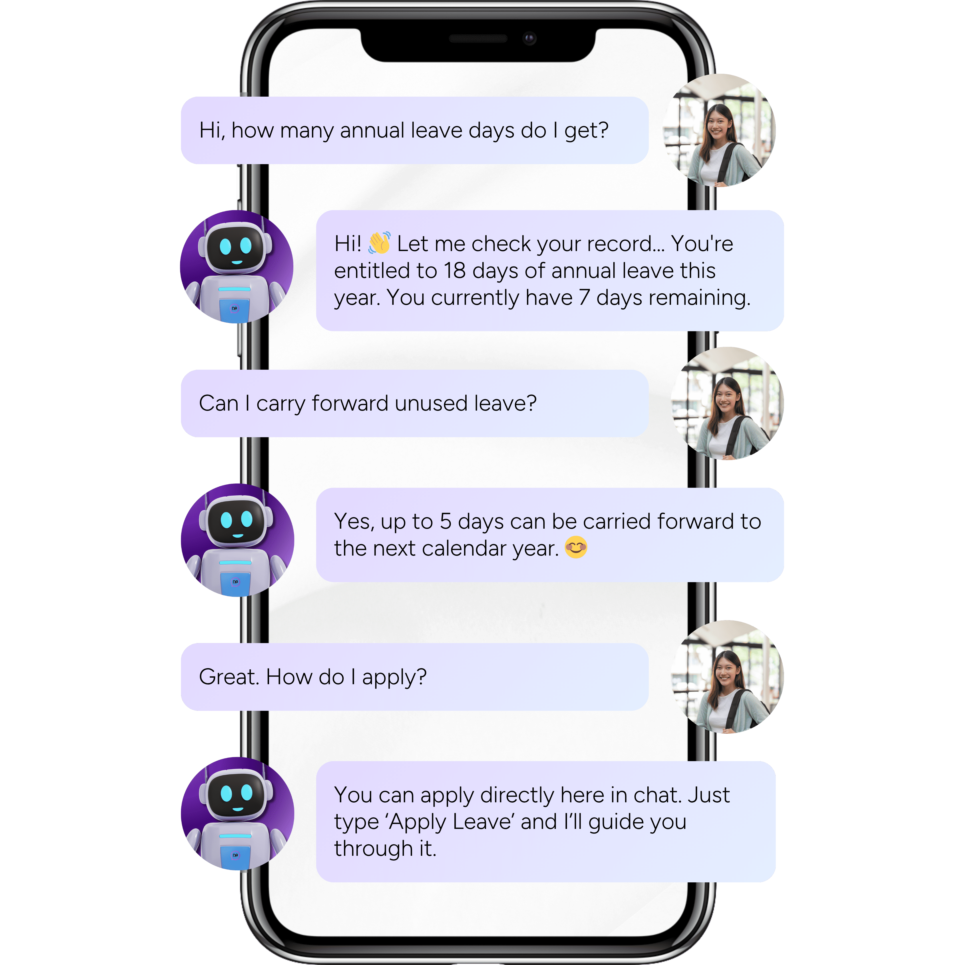 Answer HR FAQs Automatically