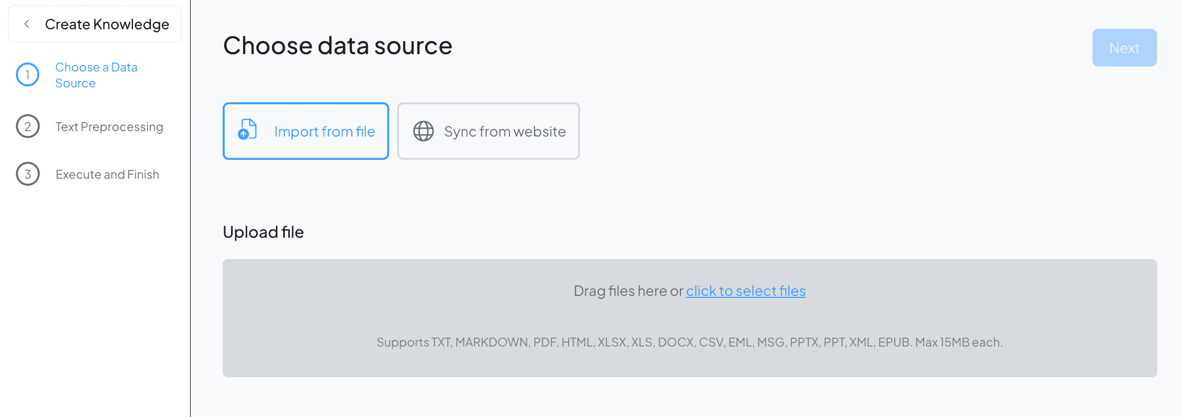 Build a Knowledge Base